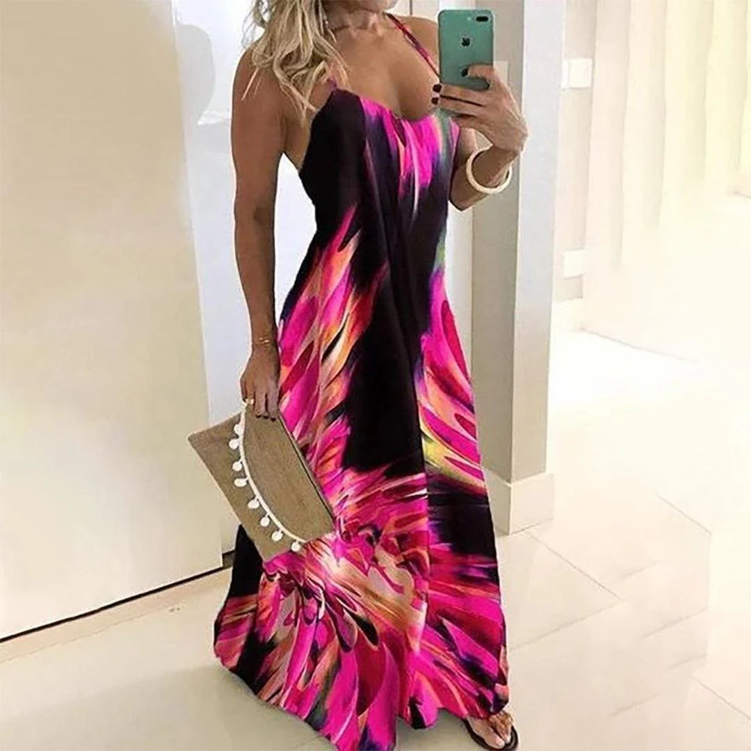 Colorful Sleeveless Dress of Enthusiasm Outburst - Image 3