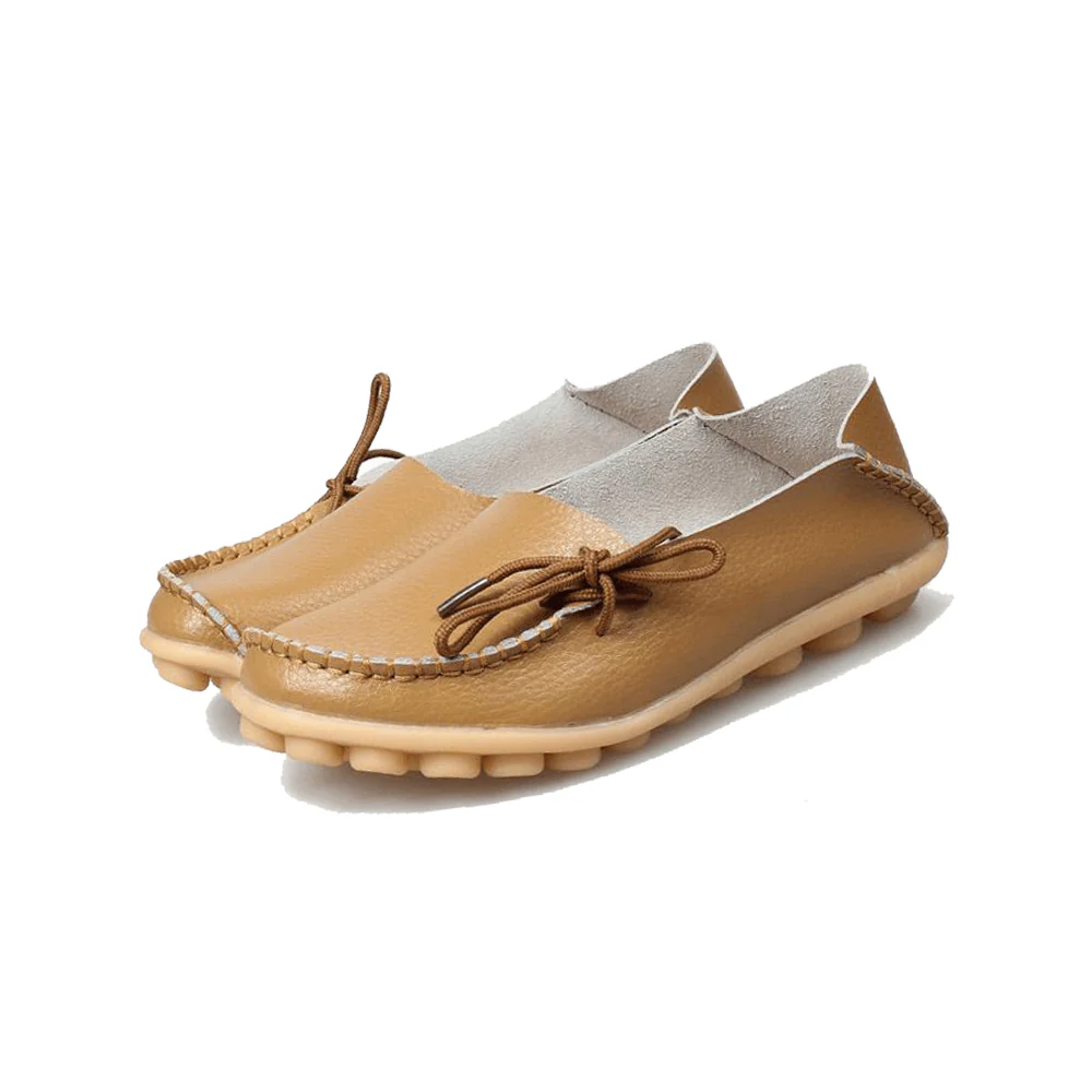 Comfortable Flat Leather Shoes - Image 2