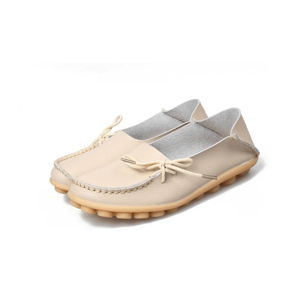 Comfortable Flat Leather Shoes - Image 3