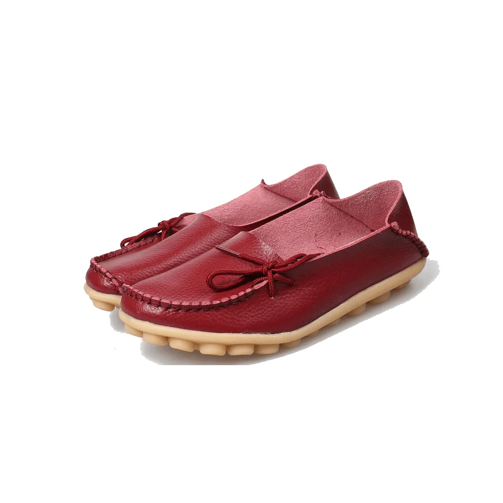 Comfortable Flat Leather Shoes - Image 5