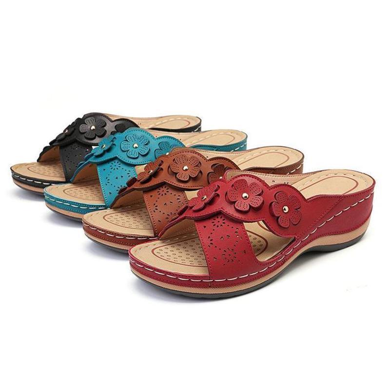 Comfy Wedged Slippers - Image 2