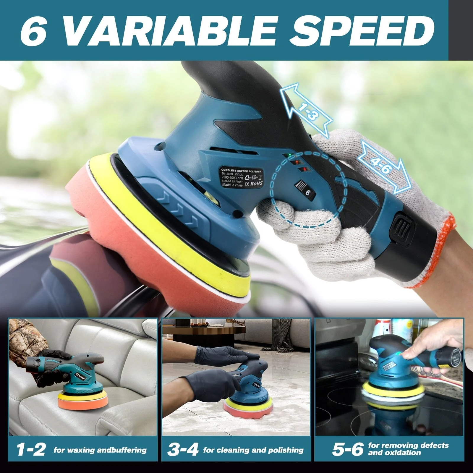 Cordless Polishing Machine Kit for Car Detailing-fast shipping⚡️ - Image 4