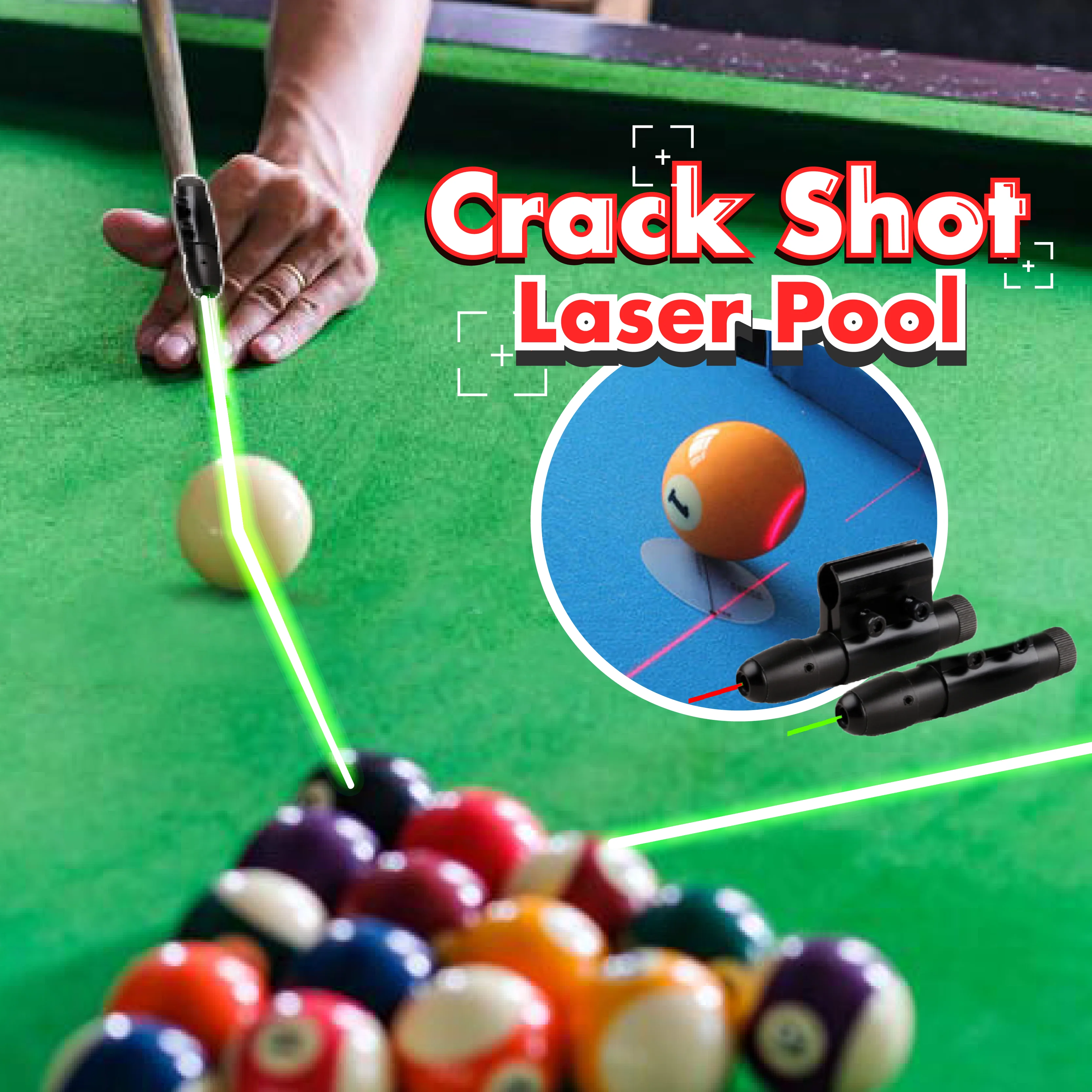 Crack Shot Laser Pool