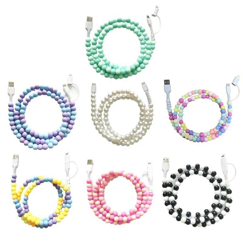 Creative Beaded 2-in-1 Data Cable - Image 19