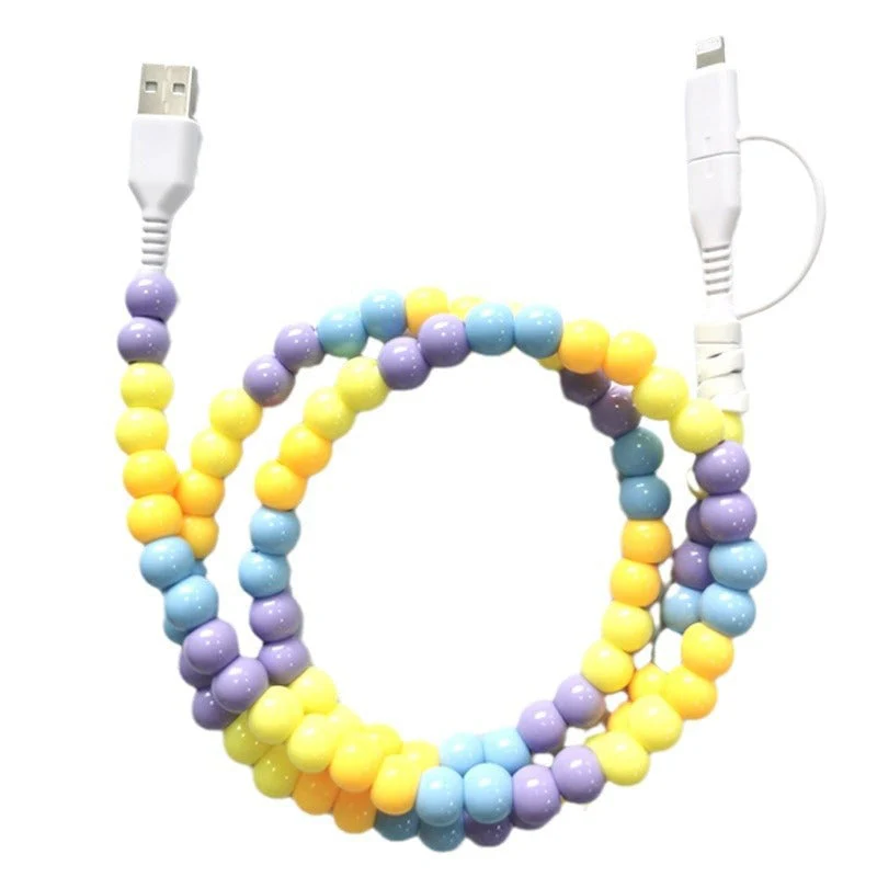 Creative Beaded 2-in-1 Data Cable - Image 25