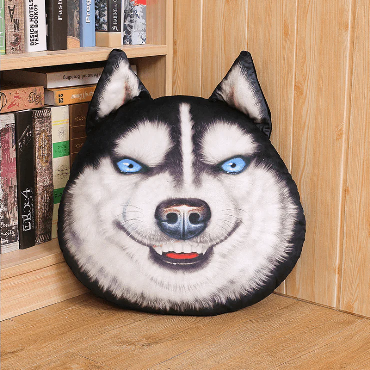 Creative Funny Simulation Husky Pillow - Image 6