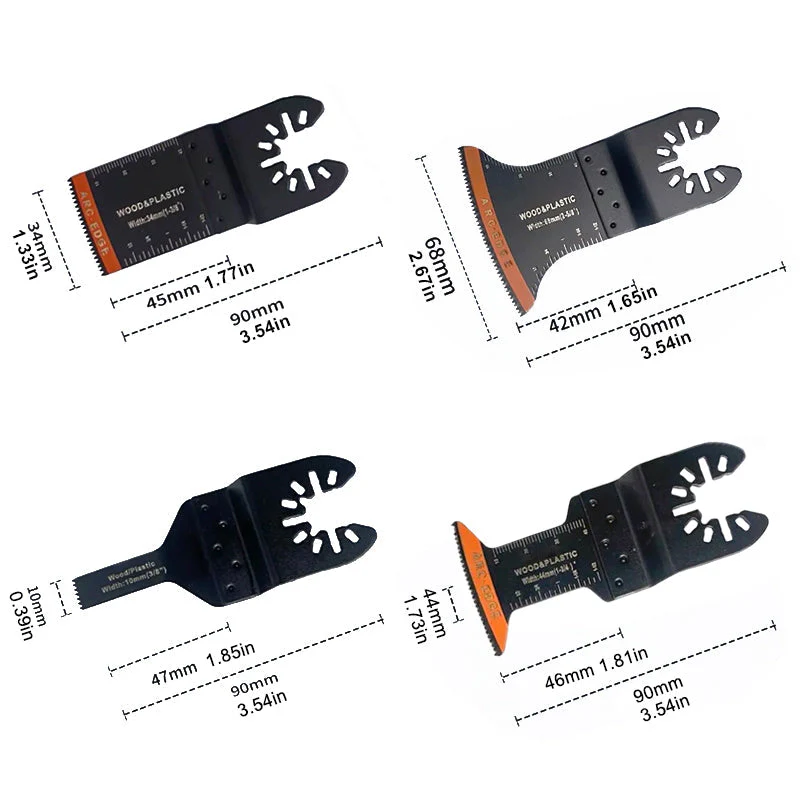 Curved-Edge Oscillating Tool Blades(20 PCS) - Image 13