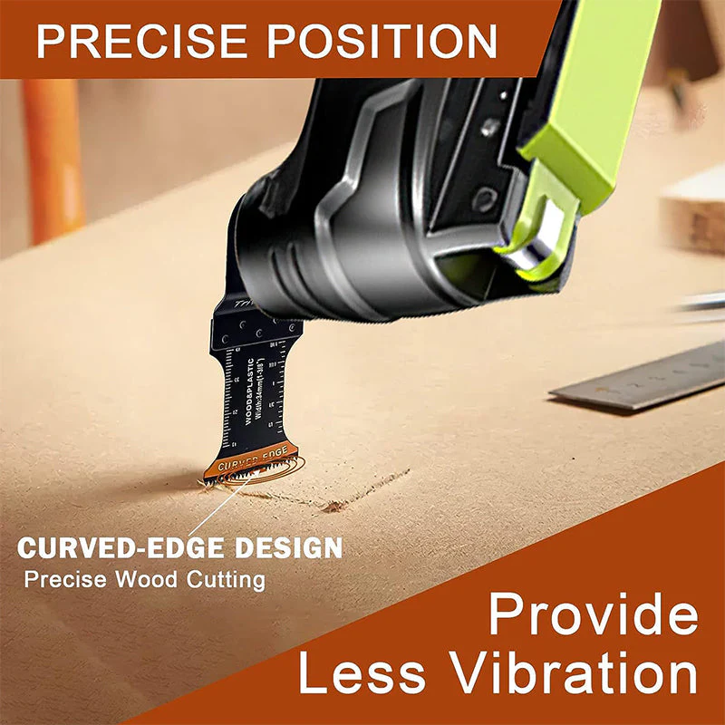 Curved-Edge Oscillating Tool Blades(20 PCS) - Image 2