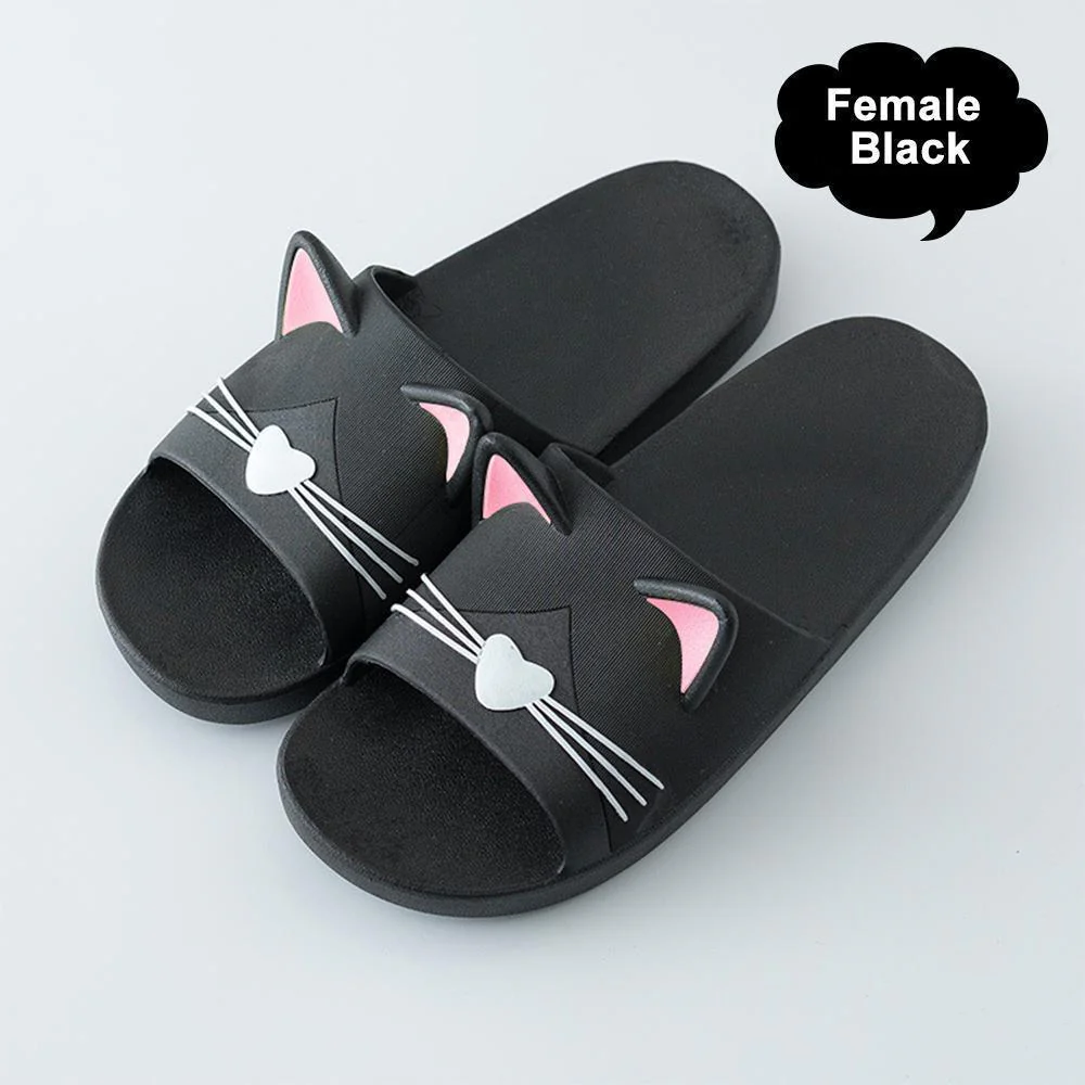 cute cat ear and whisker slippers - Image 3