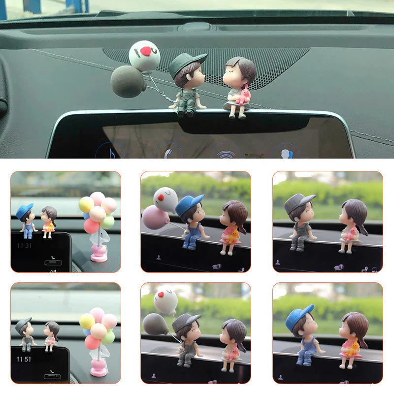 Cute Couple Car Ornament - Image 3