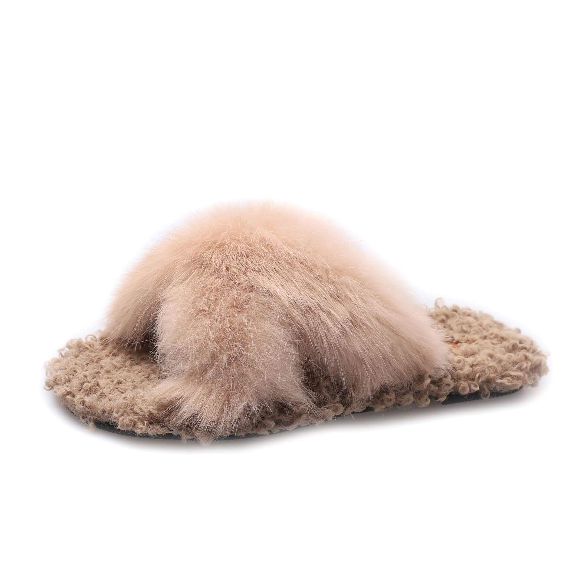 cute fluffy plush slippers - Image 3