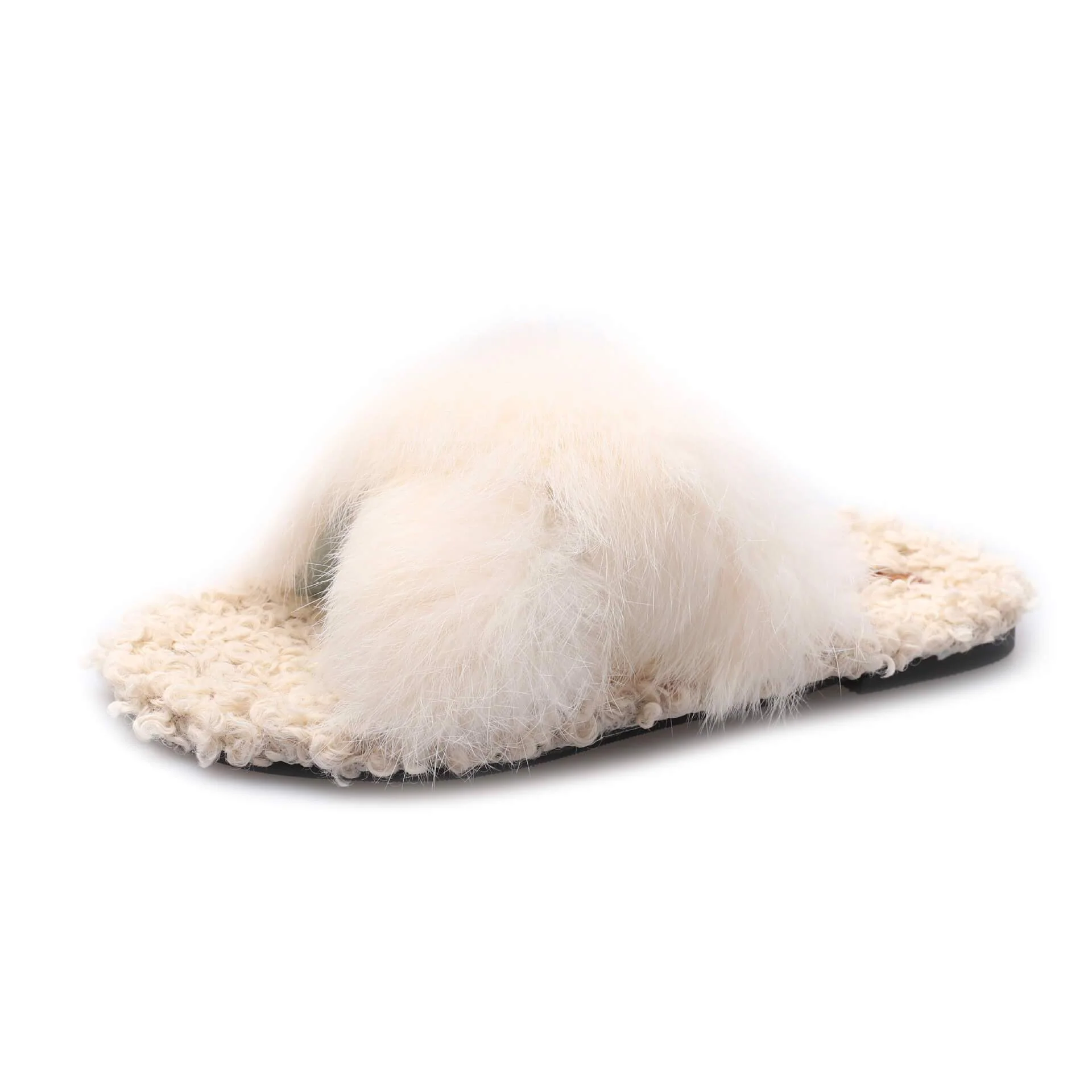 cute fluffy plush slippers - Image 5