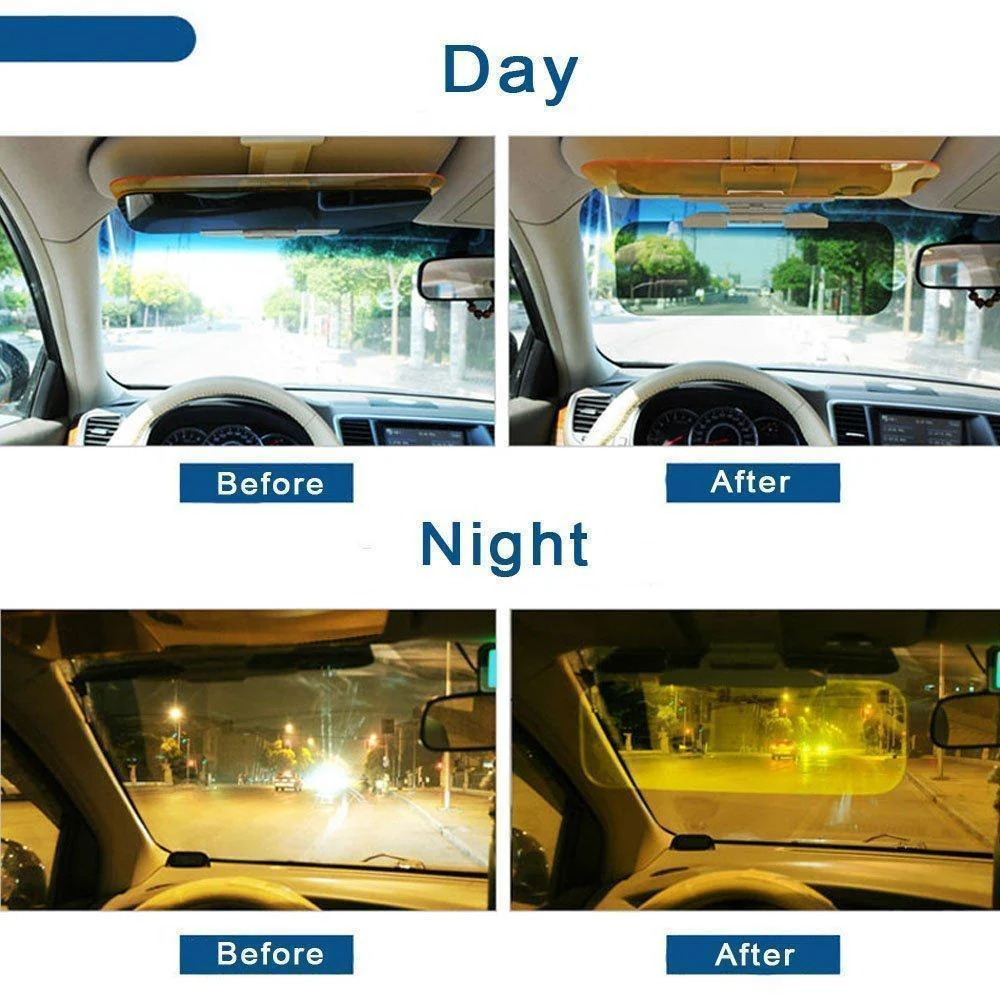 Day and Night Anti-Glare Car Windshield Visor - Image 3
