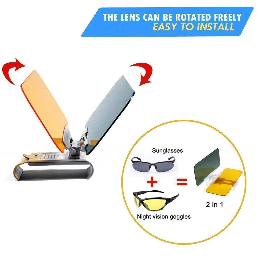 Day and Night Anti-Glare Car Windshield Visor - Image 7