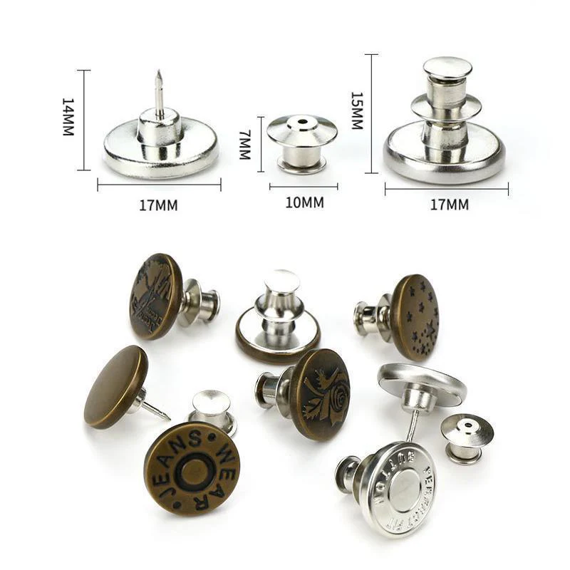 Detachable Adjustable Waist Button Decorative Button - Image 4
