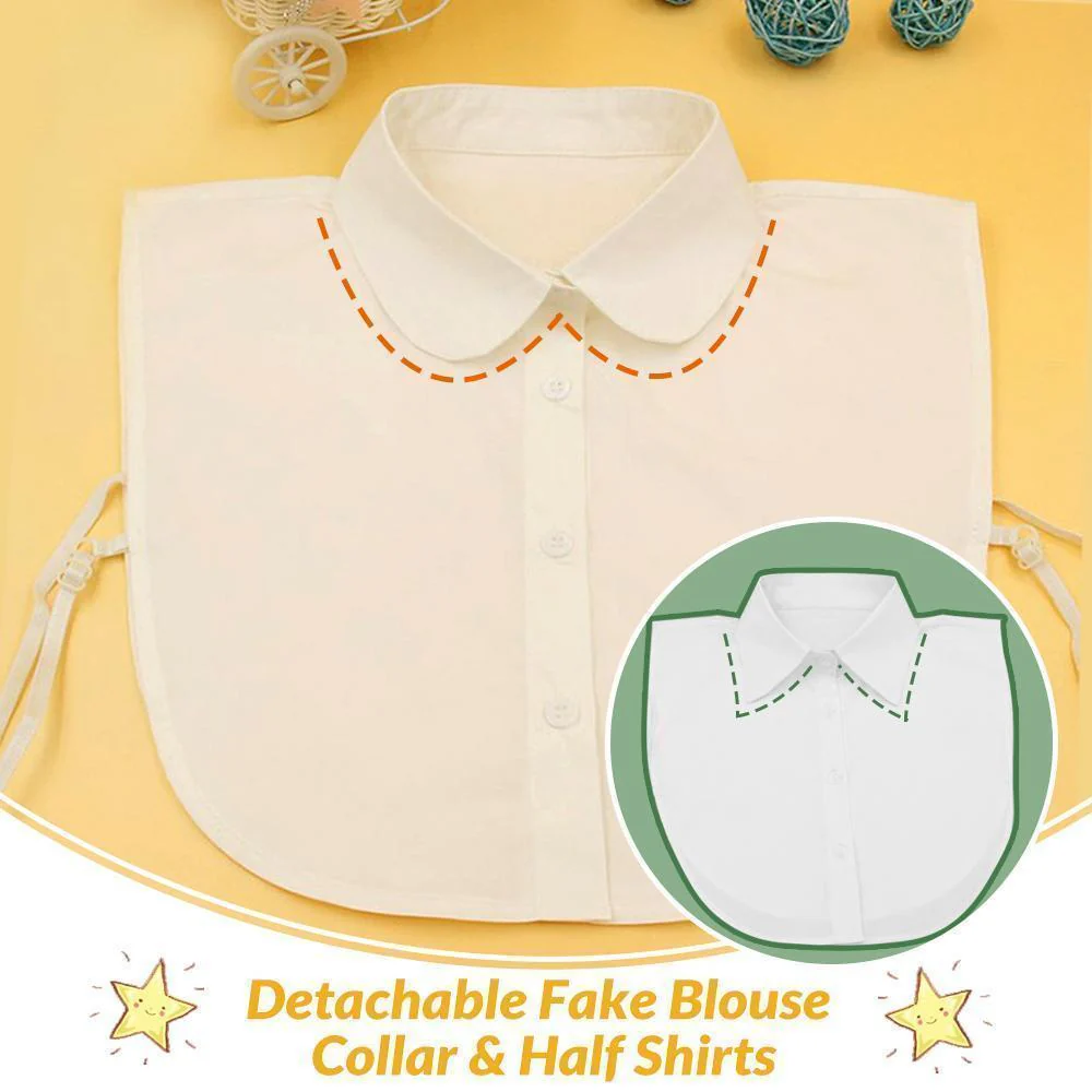Detachable Fake Blouse Collar & Half Shirts - Image 5