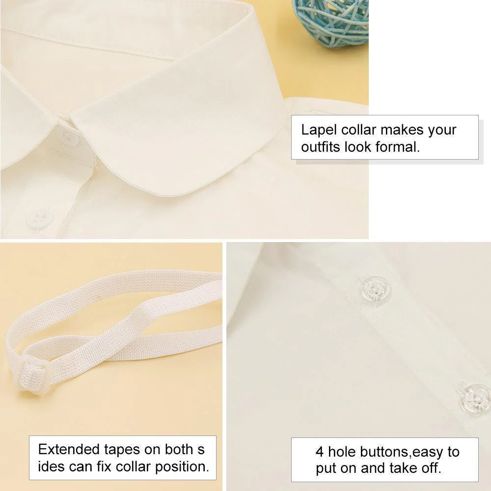 Detachable Fake Blouse Collar & Half Shirts - Image 6