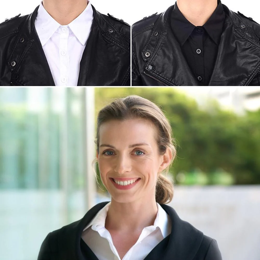 Detachable Fake Blouse Collar & Half Shirts - Image 7