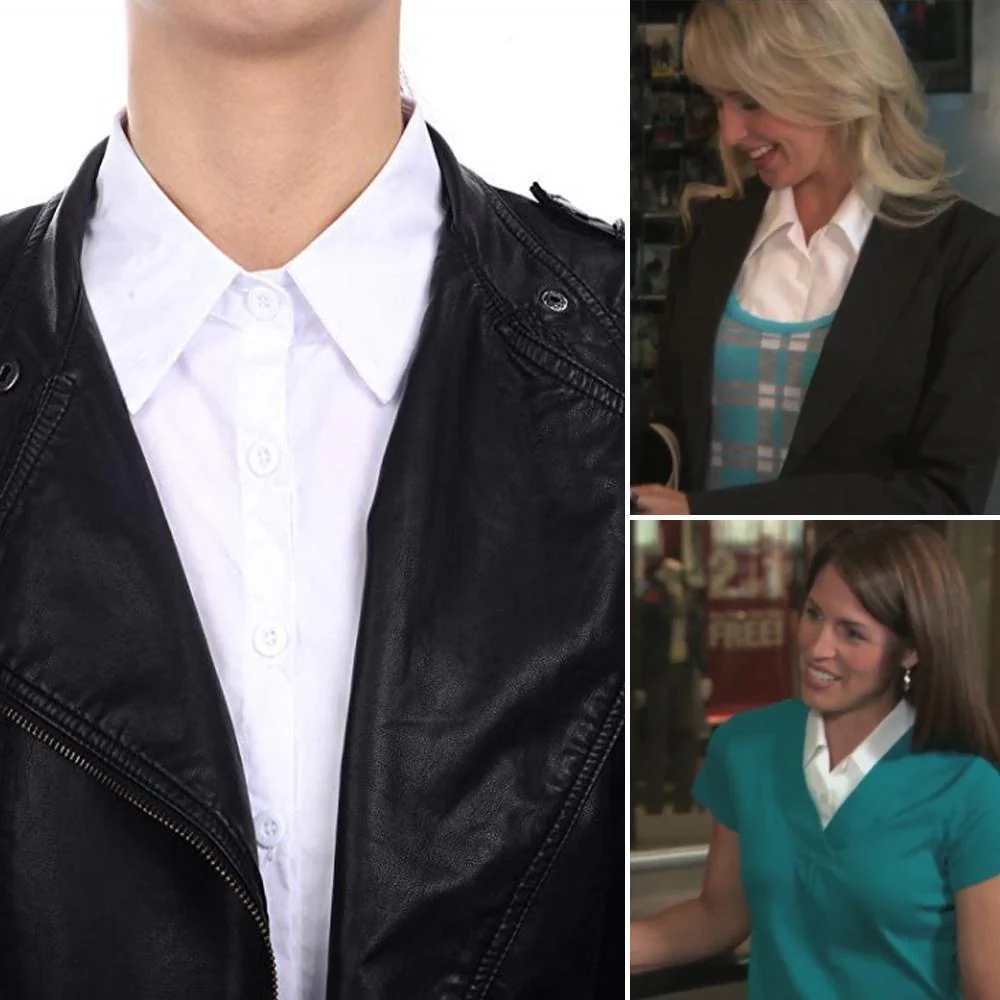 Detachable Fake Blouse Collar & Half Shirts - Image 8