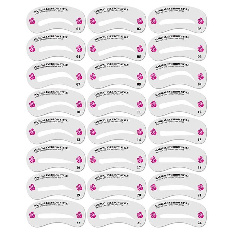 Different Styles Eyebrows Stencil Kit - Image 2