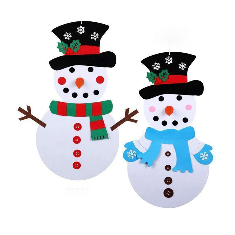 DIY Felt Christmas Snowman Set - Image 2