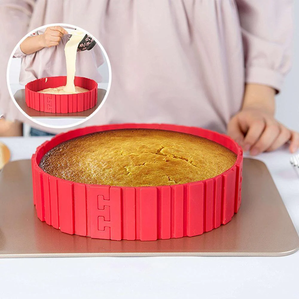 DIY Nonstick Silicone Cake Mold Kitchen Baking Mould Tools - Image 3