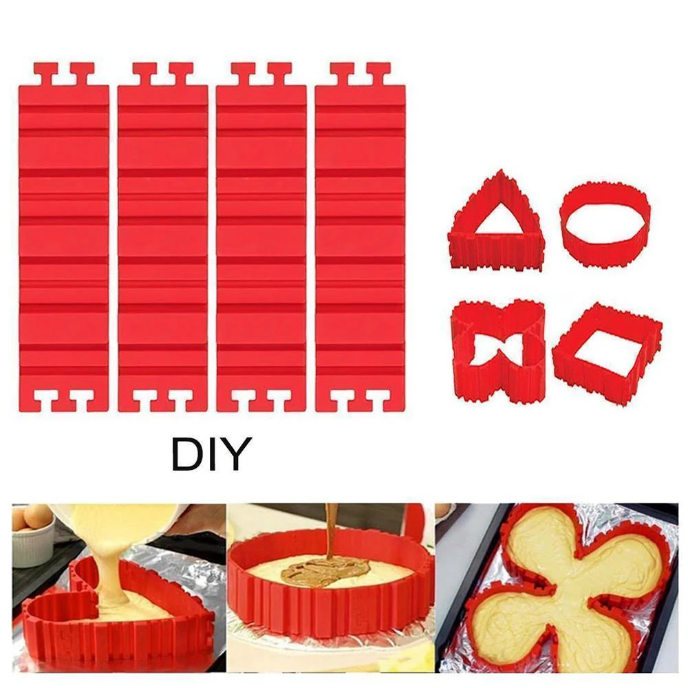 DIY Nonstick Silicone Cake Mold Kitchen Baking Mould Tools - Image 7