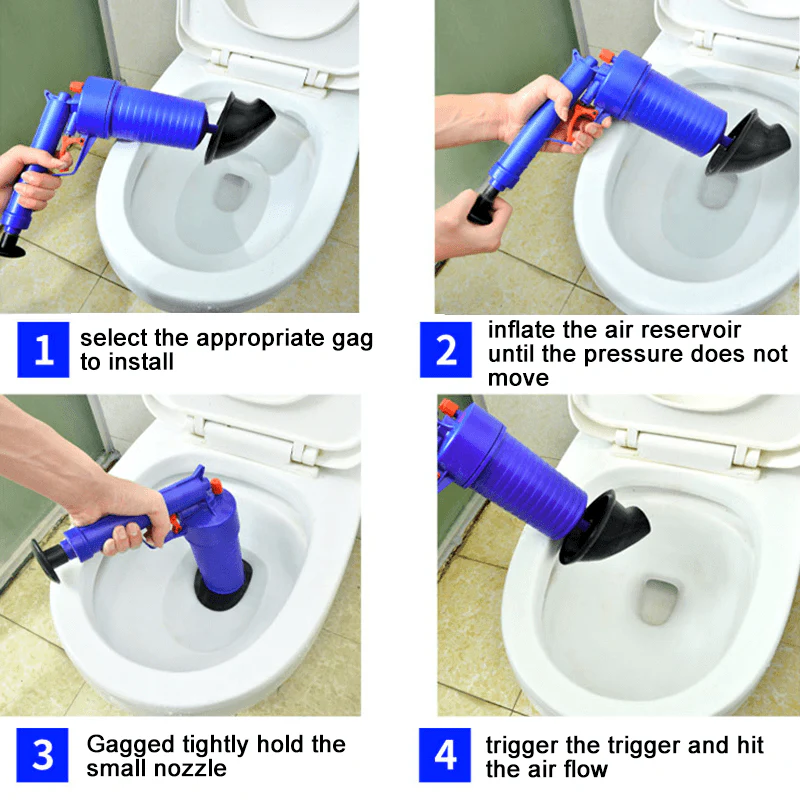 Domom® Air Powered Drain Gun - Image 3