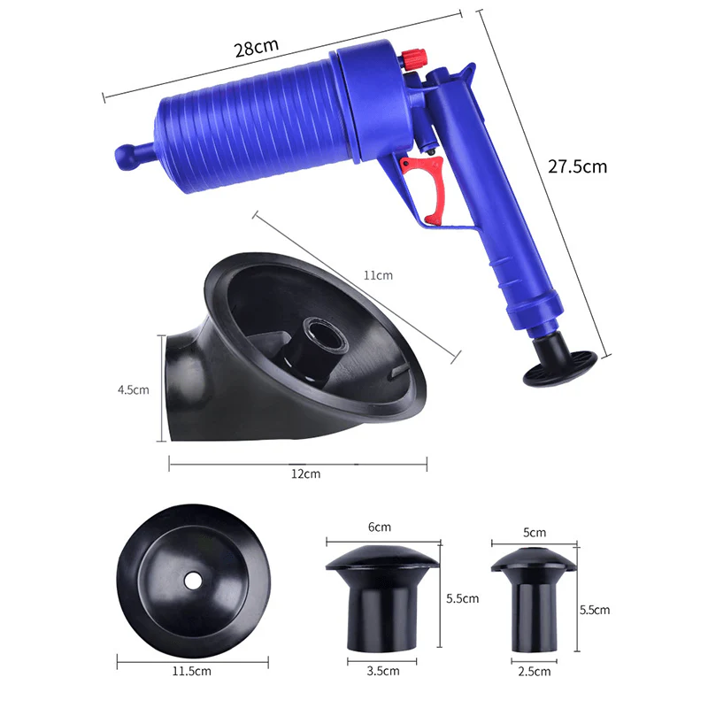 Domom® Air Powered Drain Gun - Image 7
