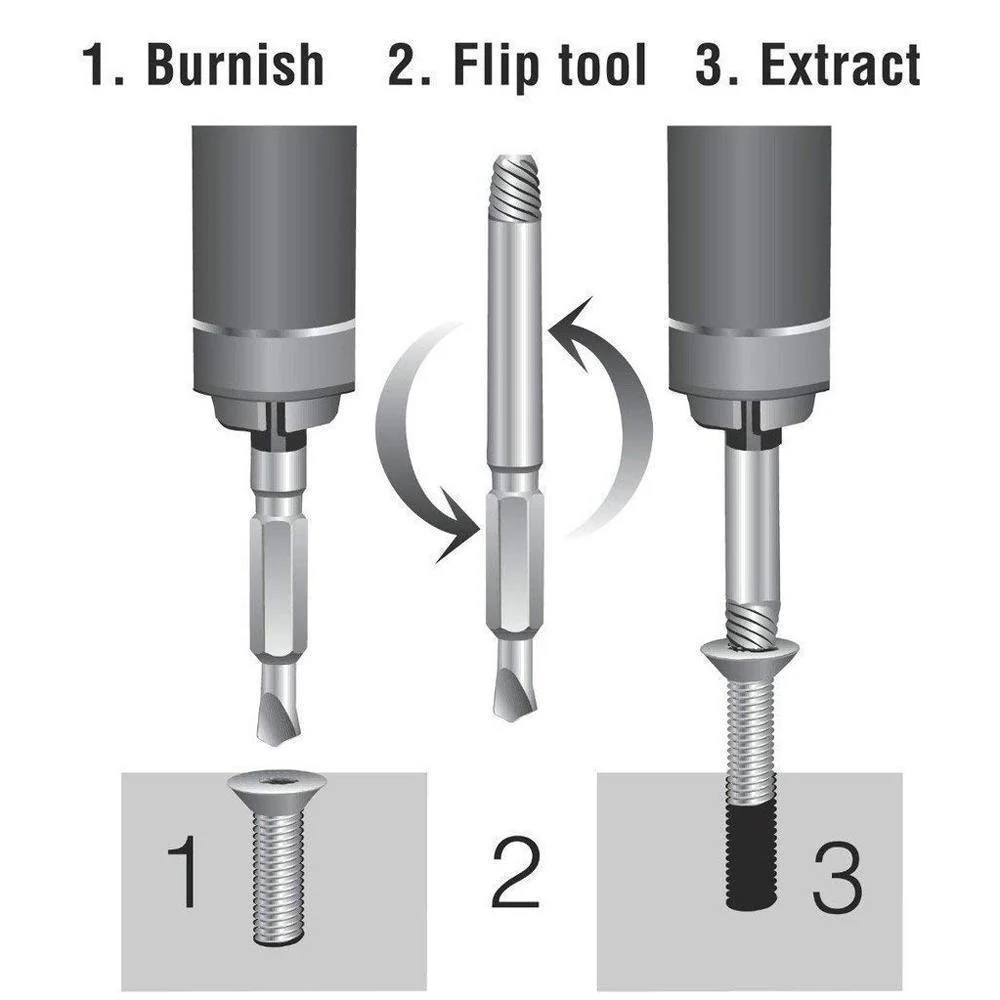Domom® Damaged Screw Extractor (Set of 4) - Image 9