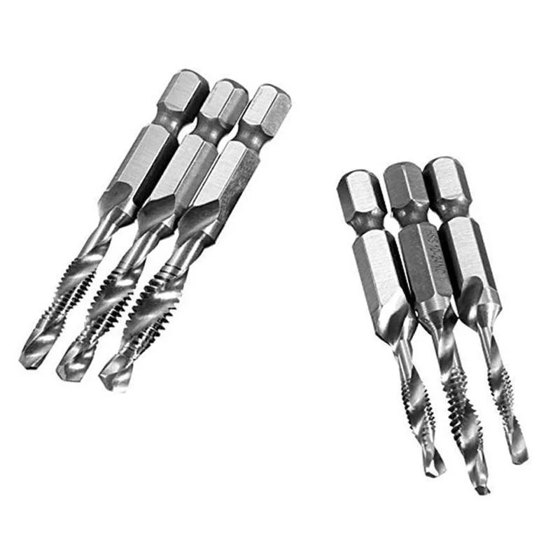 Domom® Metric Tap Drill Bits 6PCS (M3 - M10) - Image 2