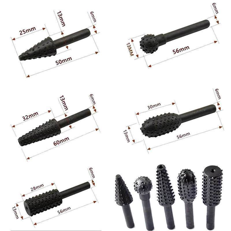 Domom® Premium Rotary Rasps Wood Set(10 pcs per set) - Image 7