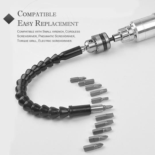 DOMOM Flexible Drill Bit Extension with Screw Drill Bit Holder - Image 4