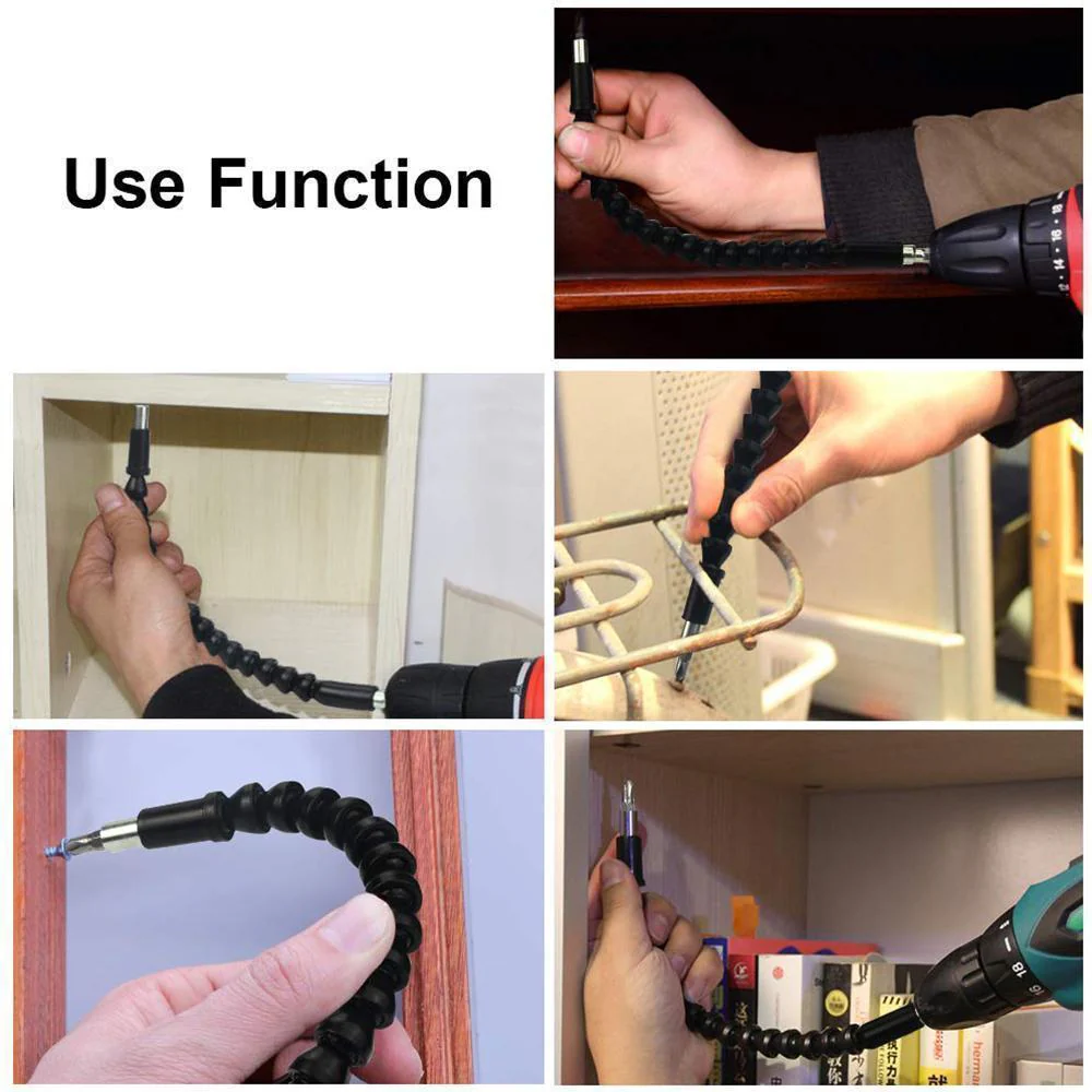 DOMOM Flexible Drill Bit Extension with Screw Drill Bit Holder - Image 8