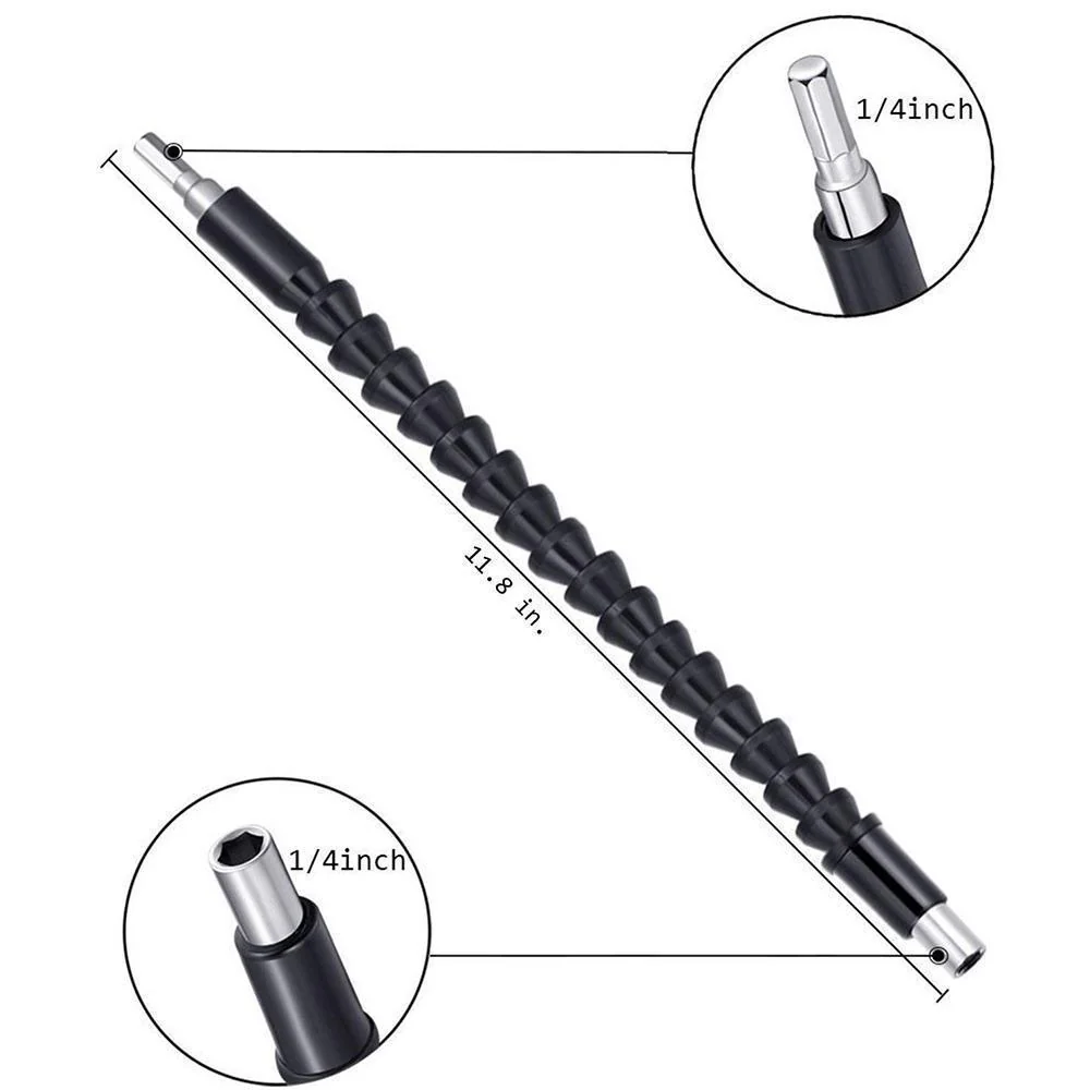 DOMOM Flexible Drill Bit Extension with Screw Drill Bit Holder - Image 3
