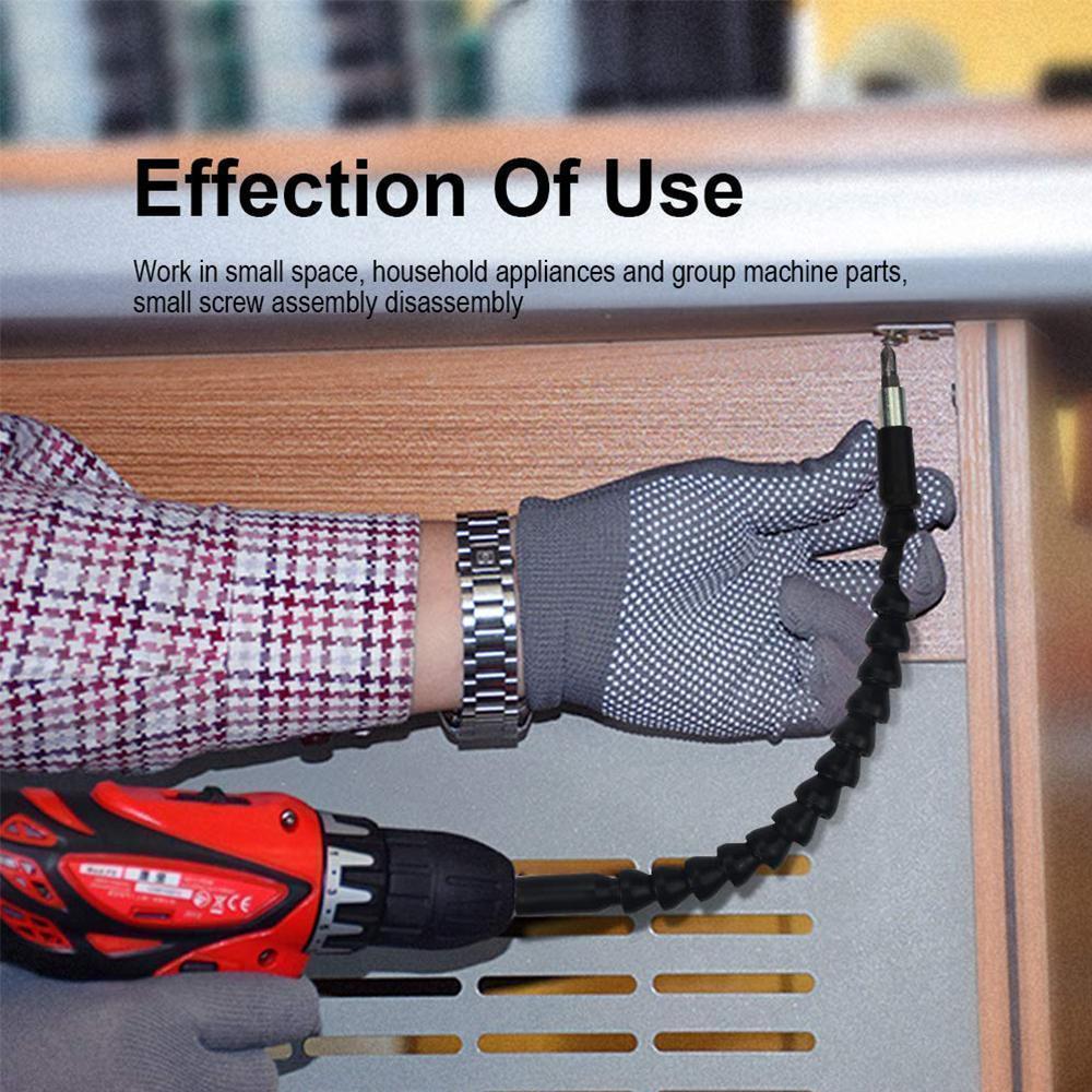 DOMOM Flexible Drill Bit Extension with Screw Drill Bit Holder - Image 7