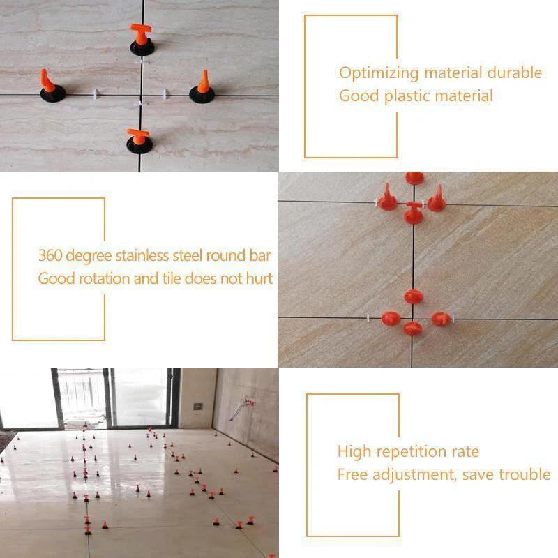DOMOM Reusable Tile Leveling System (50PCS Pack) - Image 7
