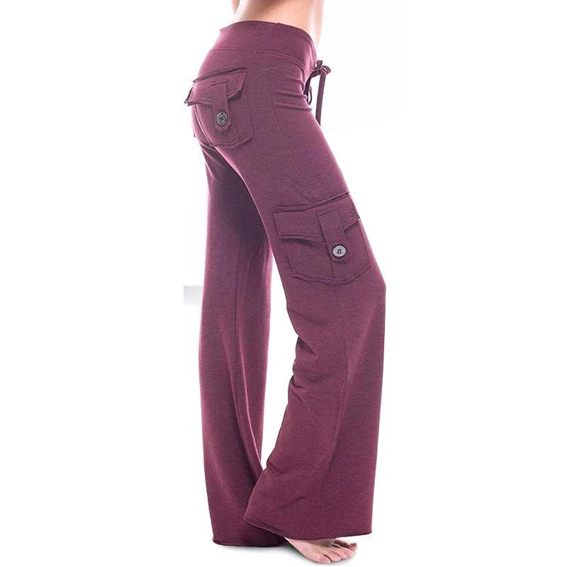 Elastic Eco-friendly Bamboo Yoga Pants - Image 2