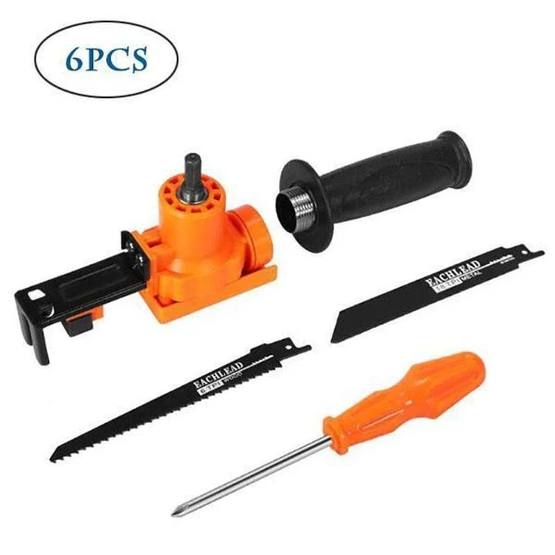 6-Piece Electric Drill Reciprocating Saw Set - Image 3