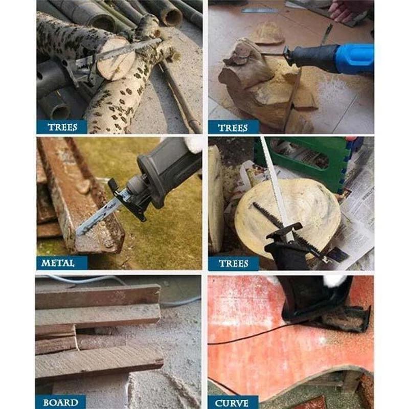 6-Piece Electric Drill Reciprocating Saw Set - Image 5