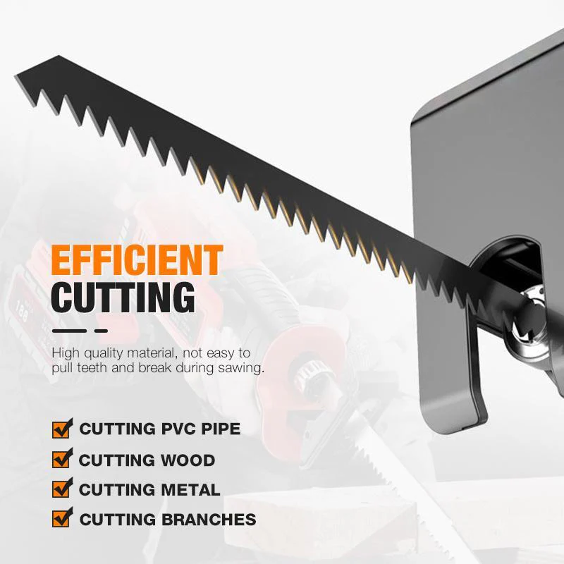 6-Piece Electric Drill Reciprocating Saw Set - Image 8
