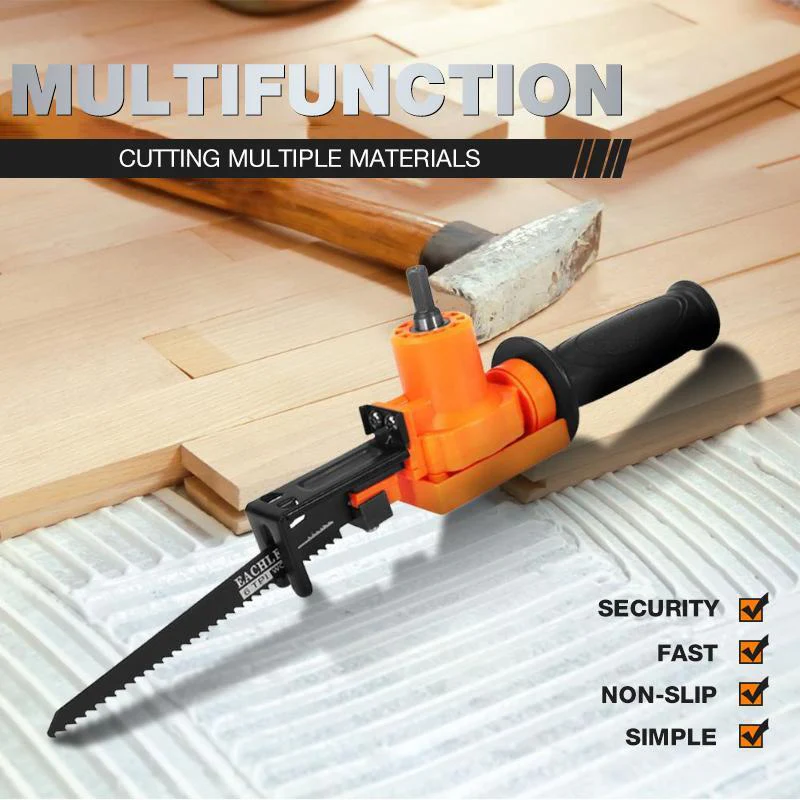 6-Piece Electric Drill Reciprocating Saw Set - Image 9