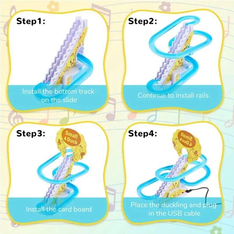 🦆Electric Duck Slide Track With Lights And Music🦆 - Image 9