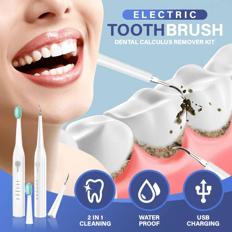 Electric Toothbrush Dental Calculus Remover Kit - Image 4