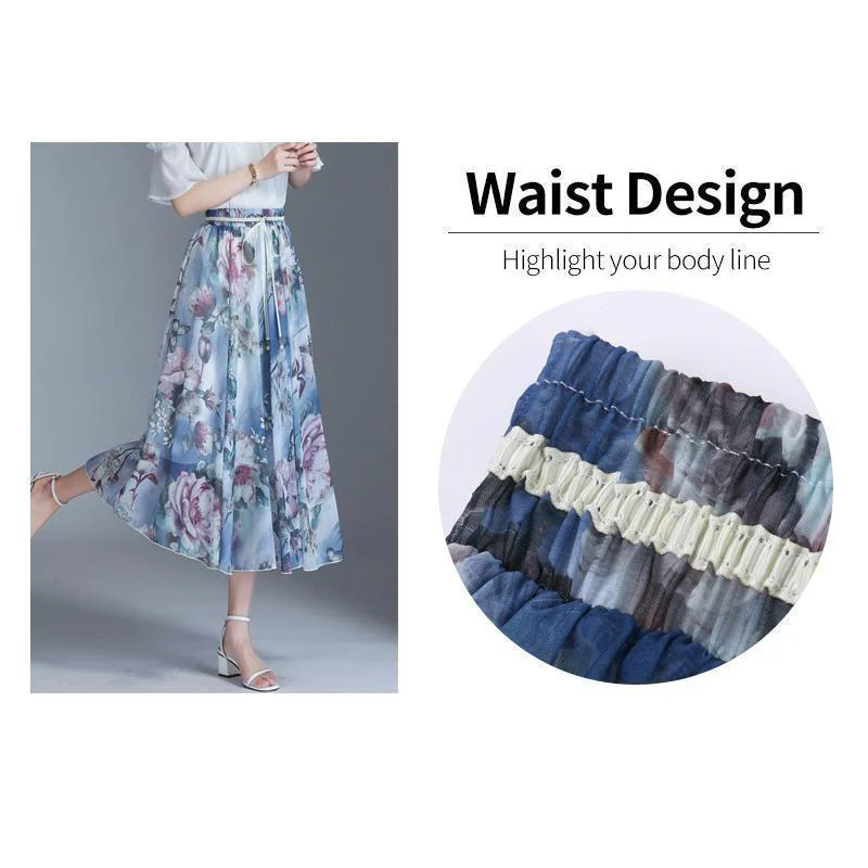 Elegant Loose Printed Dress - Image 3