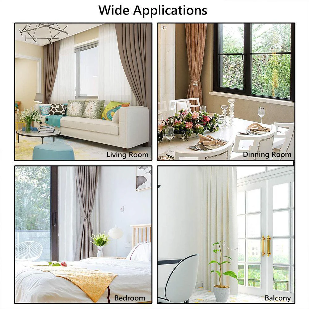 Elegant Magnetic Curtain Buckle, 2 PC - Image 4