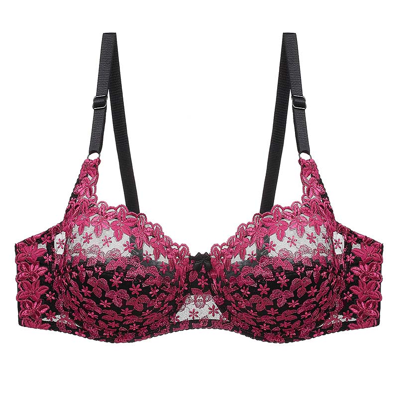 Embroidered Lace Bra - Image 13