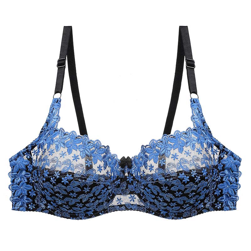 Embroidered Lace Bra - Image 17