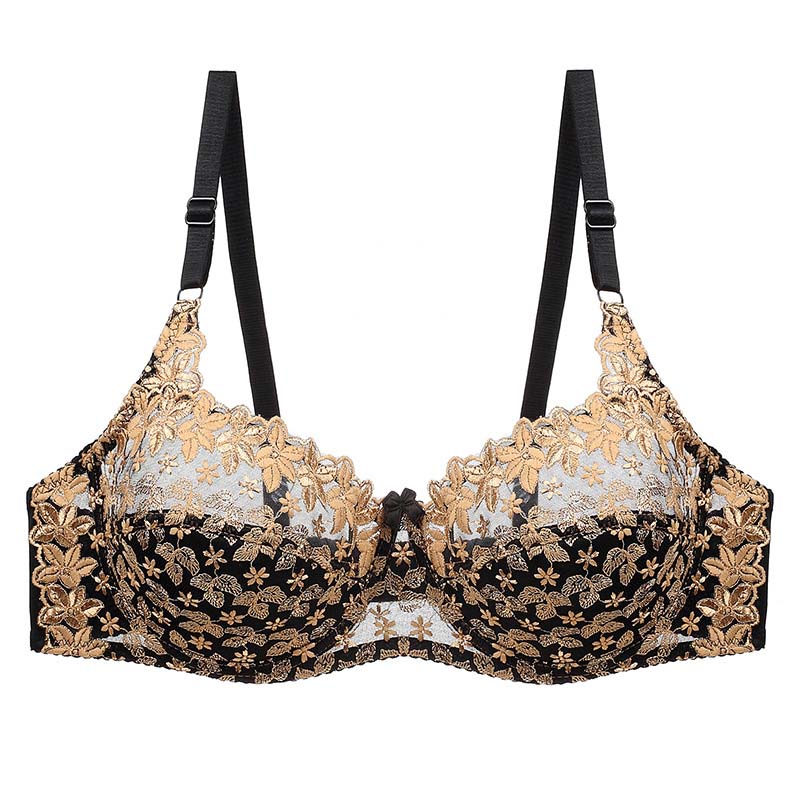 Embroidered Lace Bra - Image 18