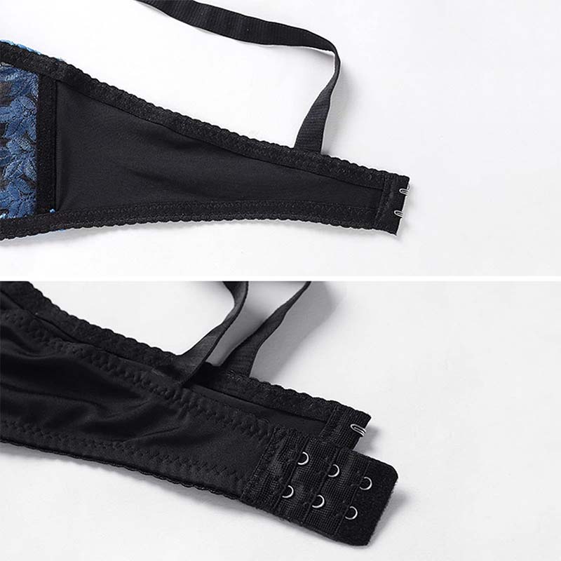 Embroidered Lace Bra - Image 9